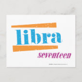 Carte Postale Libra Aqua (Devant)