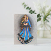 Carte postale Libra Bellydancer (Debout devant)