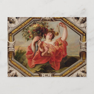 Carte Postale Libra, des signes du Zodiaque