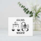 Carte Postale Libra/Scorpio (Debout devant)