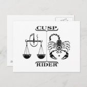 Carte Postale Libra/Scorpio (Devant / Derrière)