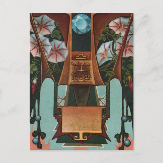 Carte Postale Libra - Zodiac (Devant)