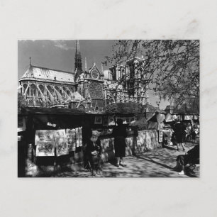 Carte Postale Libraires de la cathédrale Dame de Paris France vi
