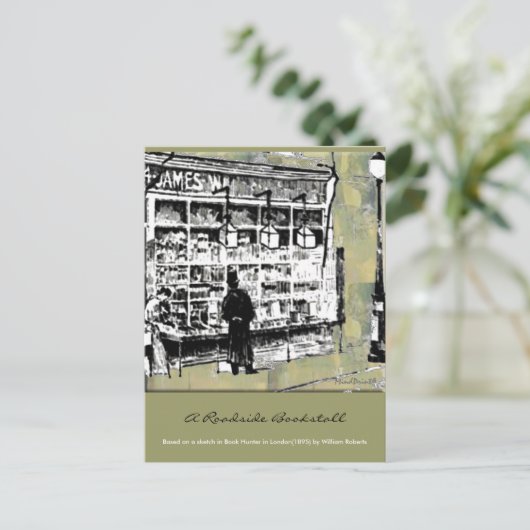 Carte Postale Librairie (Debout devant)