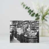 Carte Postale Librairie de Copenhague, 1899 (Debout devant)