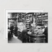 Carte Postale Librairie de Copenhague, 1899 (Devant / Derrière)