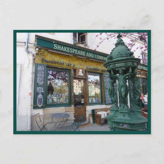 Carte Postale Librairie de Shakespeare (Paris) (Devant)