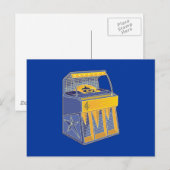 Carte Postale Librairie rétro (Devant / Derrière)