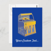 Carte Postale Librairie rétro (Devant / Derrière)