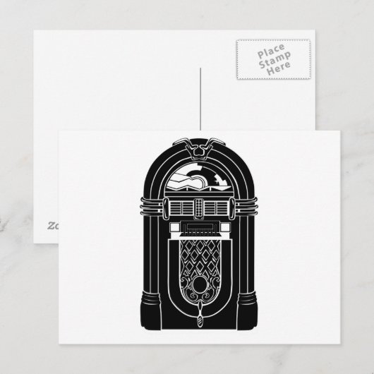 Carte Postale Librairie rétro (Devant / Derrière)