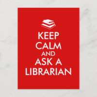 Librarian Gifts Keep Calm Ask a Librarian Custom