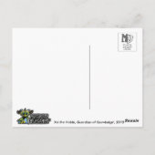 Carte postale Library Dragon (Dos)