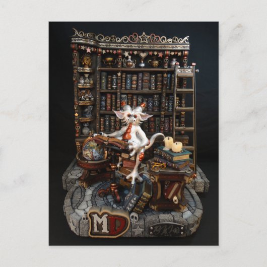Carte postale Library Dragon (Devant)