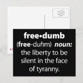 Carte Postale Libre (Devant / Derrière)