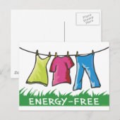 Carte Postale Libre énergétique (Devant / Derrière)