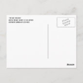 Carte Postale Libre et libre (Dos)