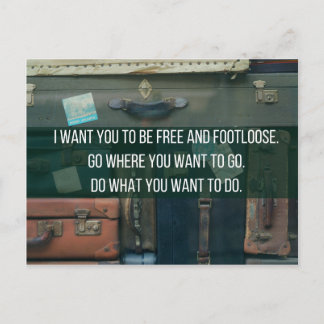 Carte Postale Libre et libre
