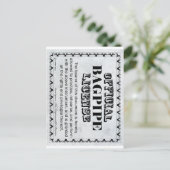 Carte Postale Licence Bagpipe (Debout devant)