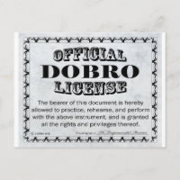 Licence Dobro