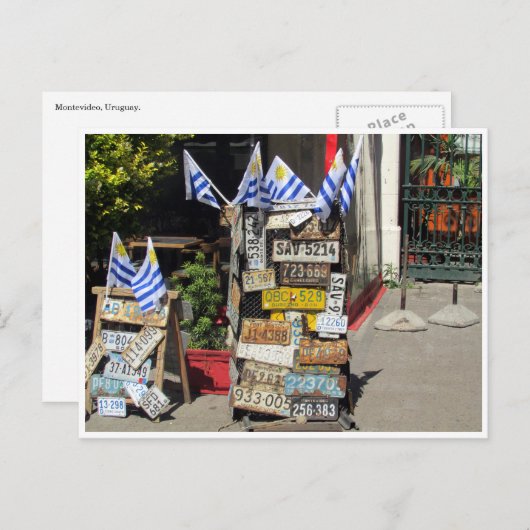 Carte Postale licence montevideo (Devant / Derrière)