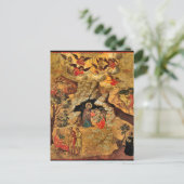 Carte Postale L'icône chrétienne orthodoxe de la Nativité (Debout devant)