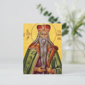 Carte Postale L'icône orthodoxe chrétienne du saint prophète Sam (Debout devant)