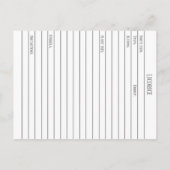 Carte Postale Licorice Herb Materia Medica Herbal Study Card (Dos)