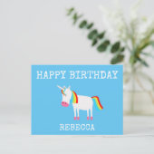 Carte Postale Licorne (Debout devant)