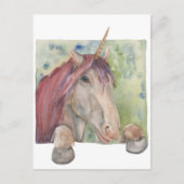 Carte Postale Licorne (Devant)