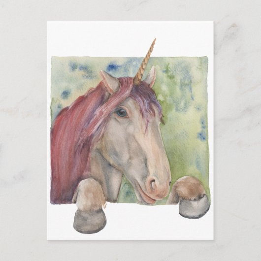 Carte Postale Licorne (Devant)