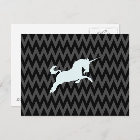 Carte Postale licorne (Devant / Derrière)