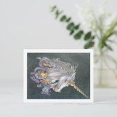 Carte Postale licorne (Debout devant)