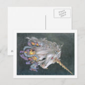 Carte Postale licorne (Devant / Derrière)