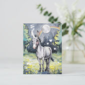 Carte Postale Licorne Âne (Debout devant)