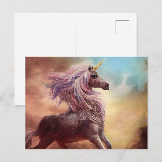 Carte Postale licorne de Fairytale (Devant / Derrière)
