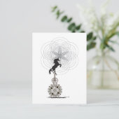 Carte Postale licorne de l'Univers (Debout devant)