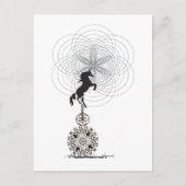 Carte Postale licorne de l'Univers (Devant)