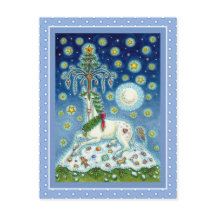 LICORNE DE NOËL, ARBRE À CORNE MAGIQUE, CHEVAL FAN