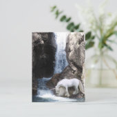 Carte Postale Licorne et cascade (Debout devant)