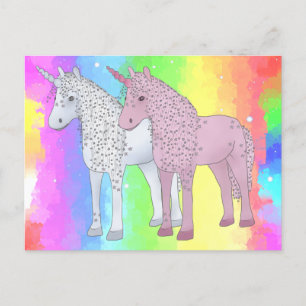 Carte Postale Licorne étoilée
