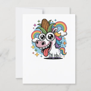 Carte Postale Licorne Magique - Créature Fantastiquement Ringard