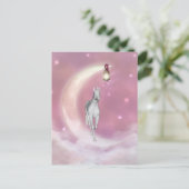 Carte Postale Licorne mystique adorable mignonne (Debout devant)