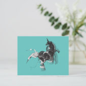 Carte Postale Licorne numérique (Debout devant)