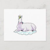 Carte Postale Licorne sur nuage (Devant)