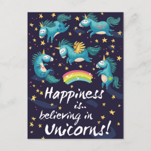 Carte Postale Licornes