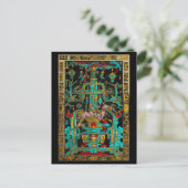 Carte Postale Lid of Great Tomb of Pakal - Astronaut Palenque (Debout devant)