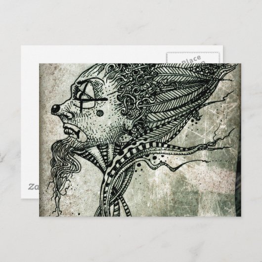 Carte Postale L'idiot (Devant / Derrière)