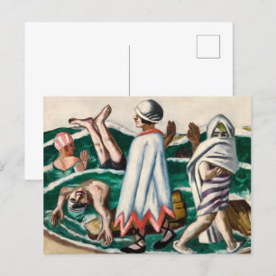 Carte Postale Lido   Max Beckmann  