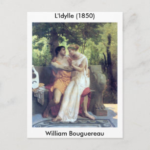 Carte Postale L'Idylle (1850)