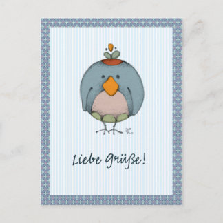 Carte Postale Liebe Grüße !